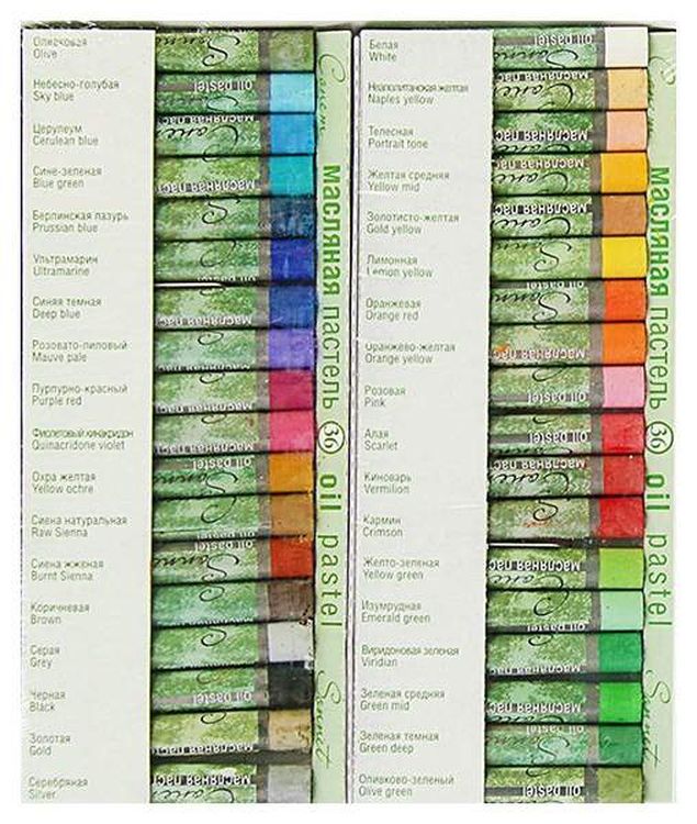 Пастель масляная художественная «Сонет», 36 цв., круглое сечение, Невская палитра — картинка 4