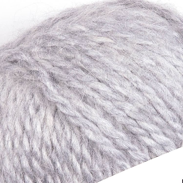 Пряжа YarnArt Alpine Angora (334), меланж светло-серый, 5 шт. по 150 г — картинка 2