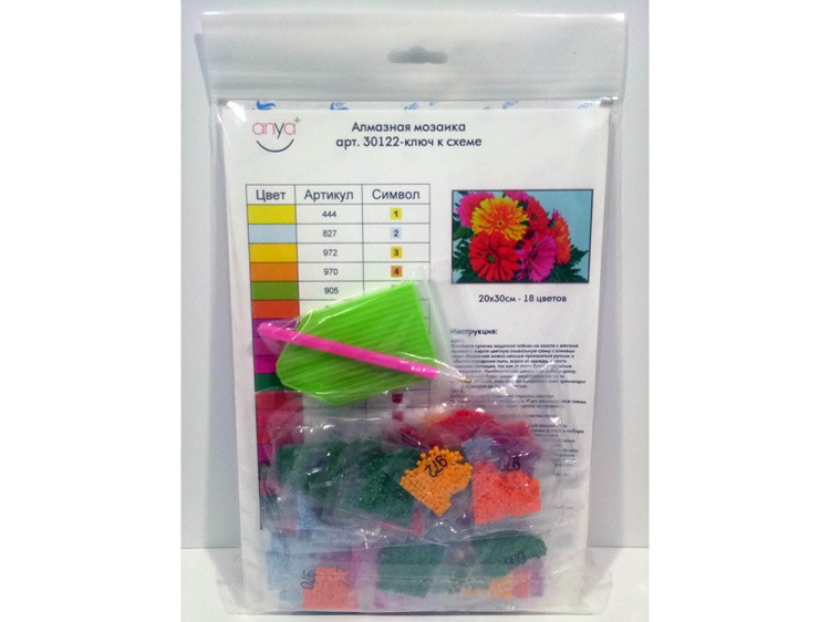 Алмазная вышивка «Розовая нежность» — картинка 3