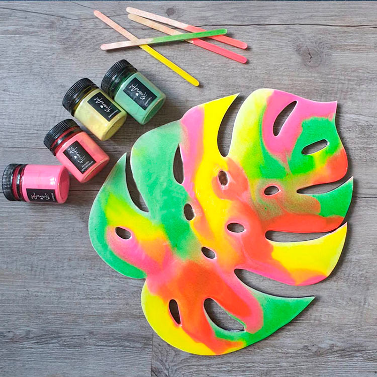 Основа для картины Монстера (средняя), 36х28 см, 1 шт., ResinArt — картинка 2