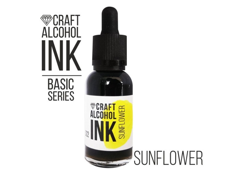 Алкогольные чернила подсолнух (Sunflower) 30 мл, Craft Alcohol INK