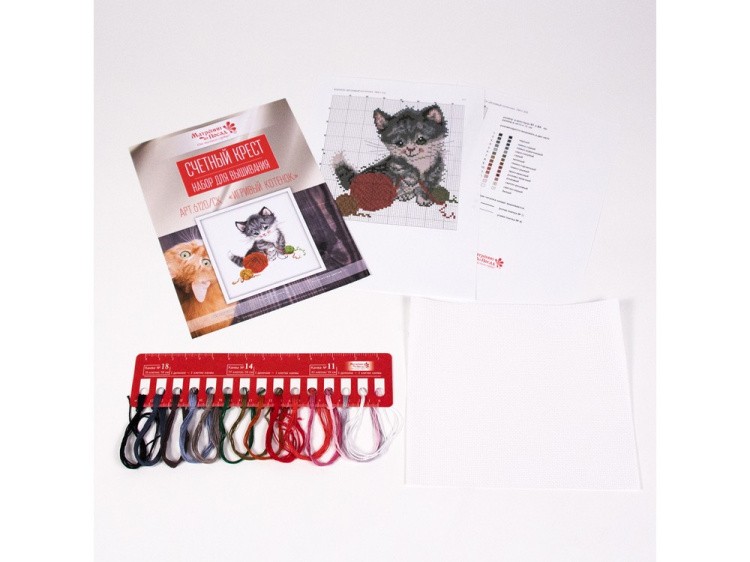 Набор для вышивания «Игровый котенок» — картинка 2
