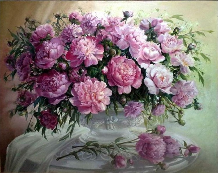 Картина по номерам «Большой букет» — картинка 2