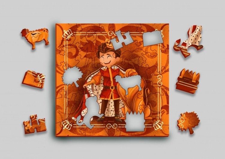 Интерактивные деревянные пазлы Mr.Puzz «Европейский Принц» — картинка 2