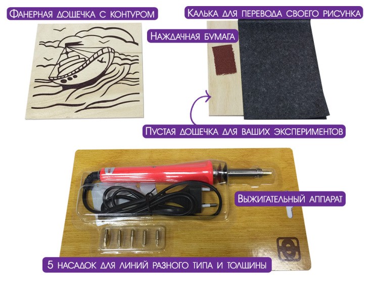 Прибор для выжигания «Долгое путешествие» — картинка 4