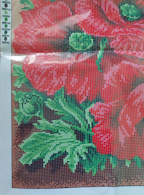 Рисунок на ткани «Маки» — картинка 4