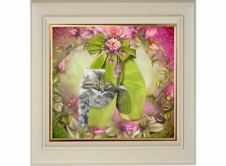 Открытка по номерам «Балетные мечты» — картинка 2