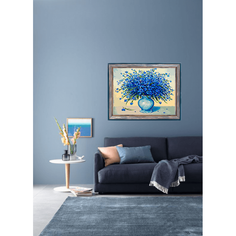 Картина по номерам «Незабудки» — картинка 6