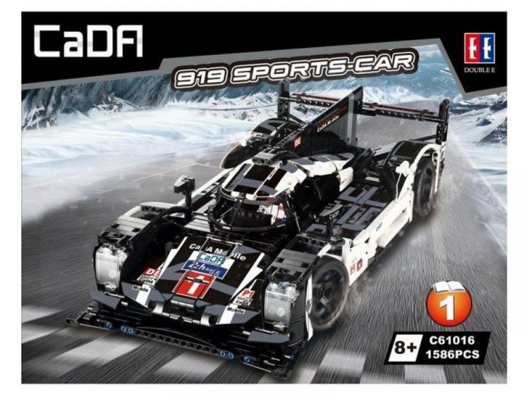 Конструктор CADA спортивный автомобиль Porshe 919, 1586 деталей
— картинка 5