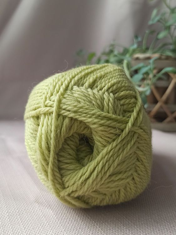 Пряжа Камтекс Аргентинская шерсть (189), фисташковый, 5 шт. по 100 г — картинка 4