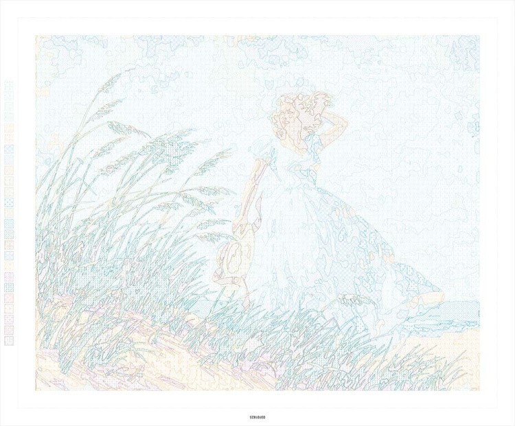 Картина по номерам «Прогулка у моря» — картинка 3