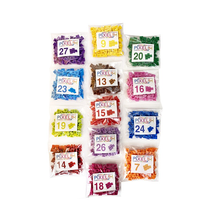 Картина-мозаика из конструктора PIXELIM «Оленёнок Бемби» — картинка 6