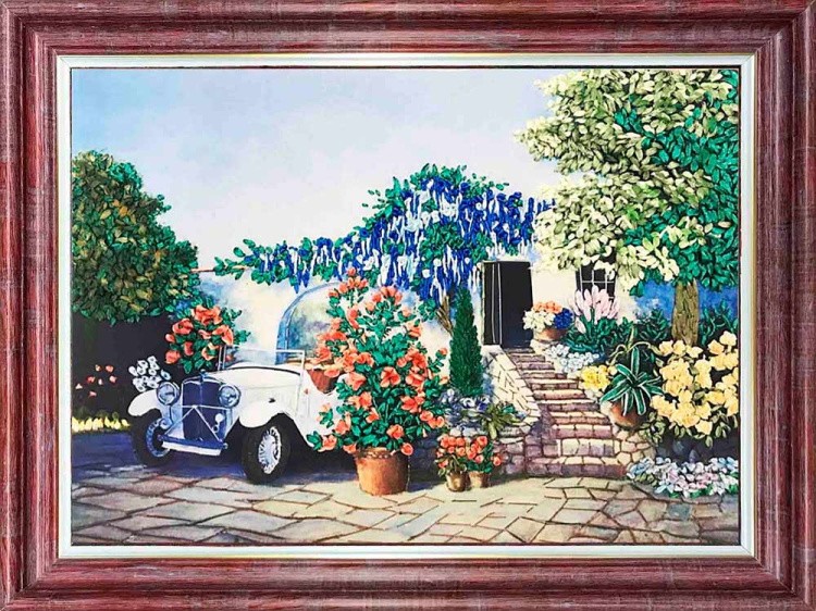 Вышивка лентами «Фазенда» — картинка 2