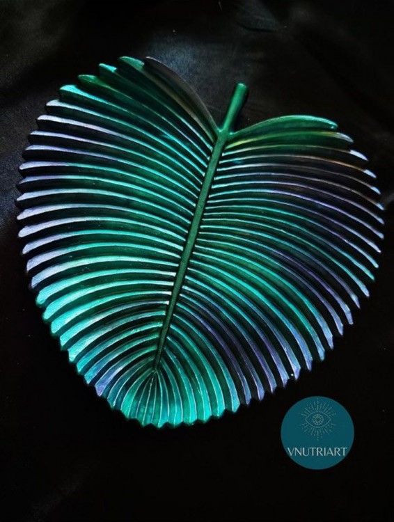 Молд №501 Объемный лист, 1 шт., Art Blong — картинка 4