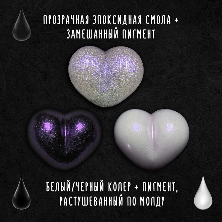 Пигмент интерферентный фиолетовый крупный, 25 мл — картинка 2