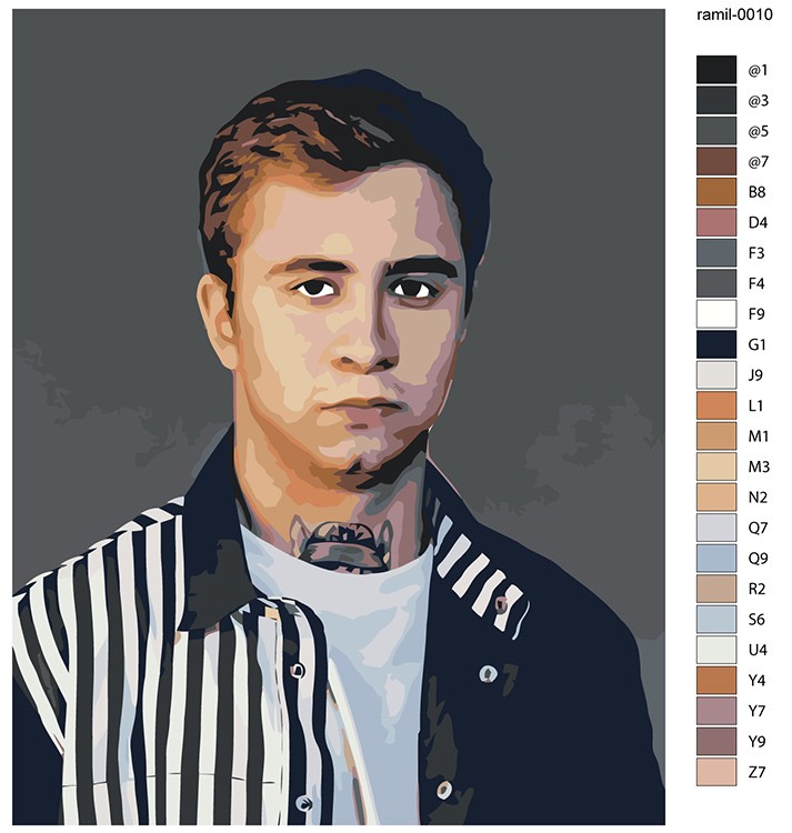 Картина по номерам «Музыкант Ramil Рамиль 7» — картинка 2