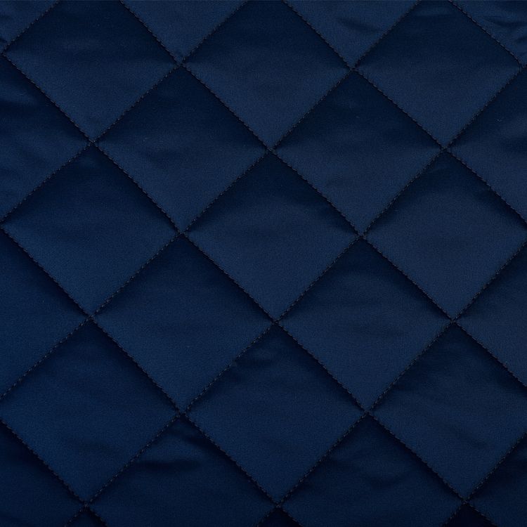 Ткань стежка ниточная Dewspo, ромб 5,5 см, 5 м x 150 см, 230 г/м², цвет: темно-синий, TBY