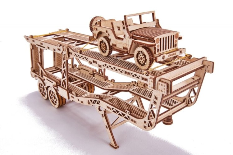 Конструктор из дерева «Биг Риг Автовоз», Wood Trick — картинка 3