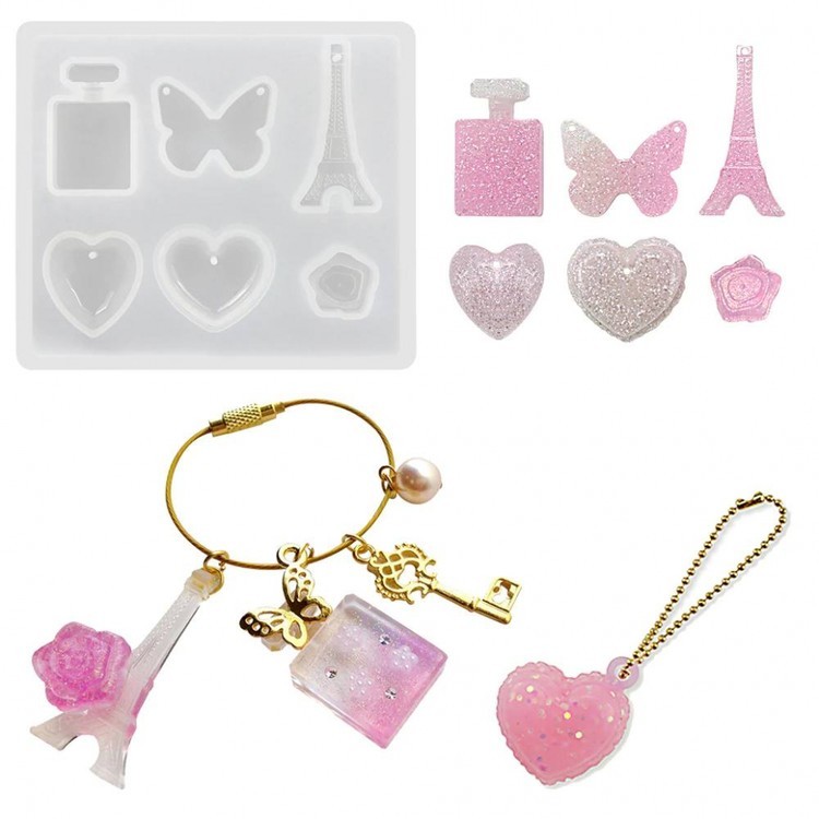 Силиконовый молд для кулонов, 9x7см — картинка 4