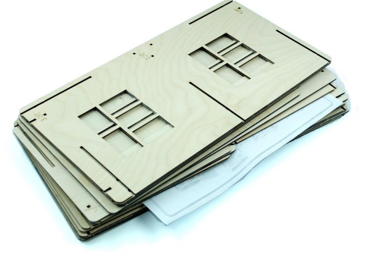 Конструктор-кукольный домик ХэппиДом «Коттедж с пристройкой» из дерева
— картинка 2