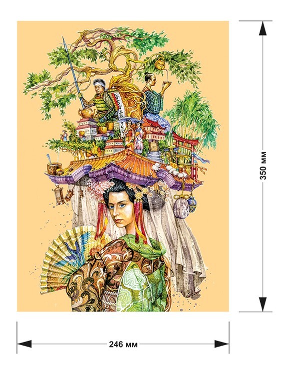 Деревянные пазлы DAVICI «Япония» — картинка 2