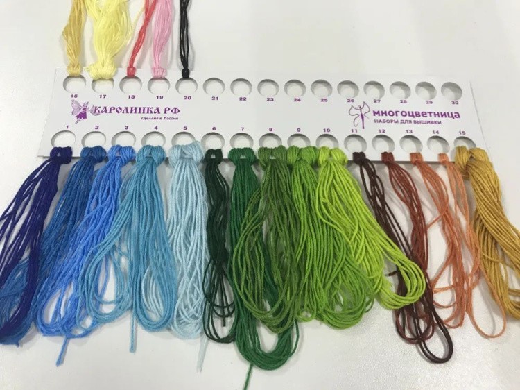 Набор для вышивания «Родные просторы. Васильки» — картинка 8