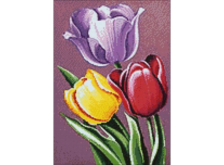Алмазная вышивка «Аромат тюльпанов» — картинка 2
