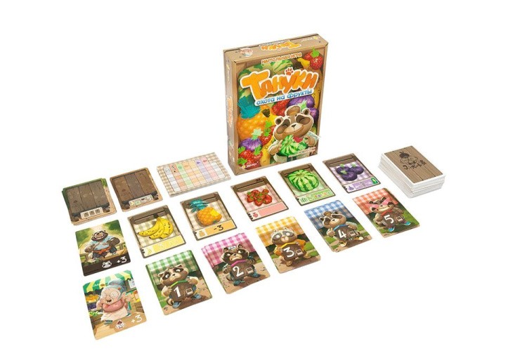 Настольная игра «Тануки. Охота на фрукты», Эврикус — картинка 2