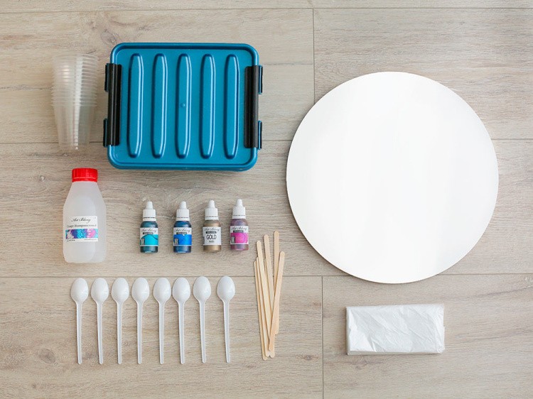 Набор для рисования алкогольными чернилами, круг d 30 см, Art Blong — картинка 2