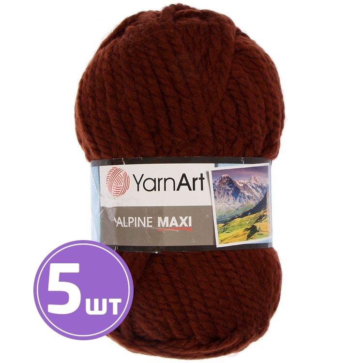 Пряжа YarnArt Alpine Maxi (663), тоффи, 5 шт. по 250 г