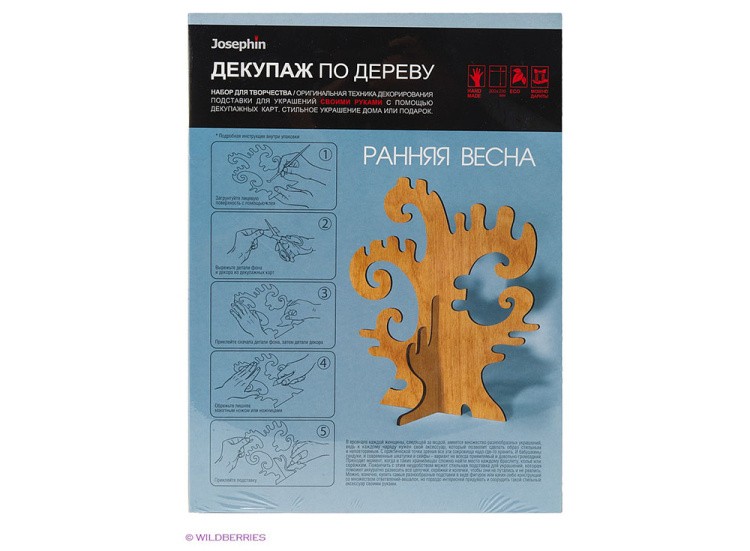Декупаж по дереву «Ранняя весна» — картинка 2