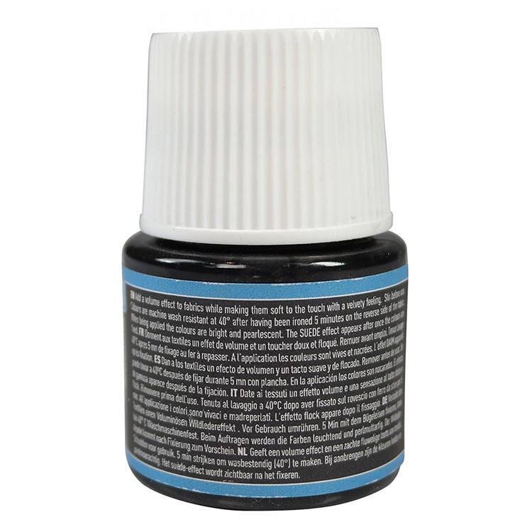 Краска для темных и светлых тканей с эффектом замши Setacolor PEBEO, цвет: антрацит, 45 мл — картинка 4