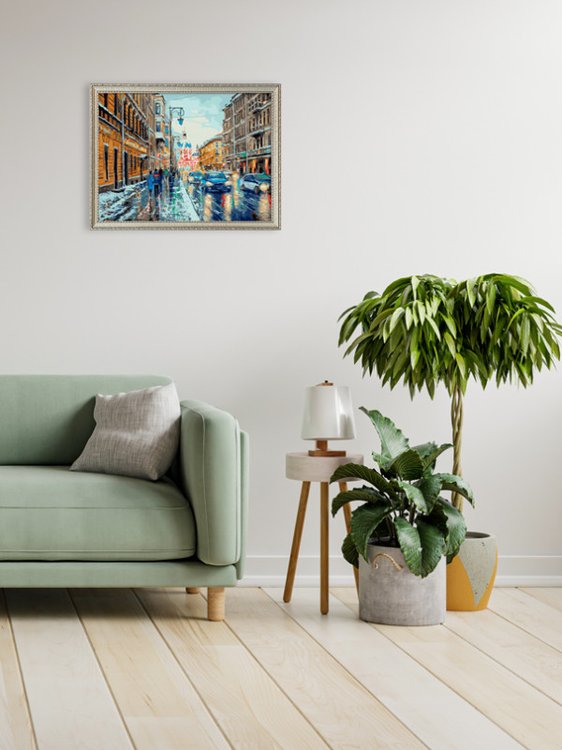 Картина по номерам «Улицы Питера» — картинка 8