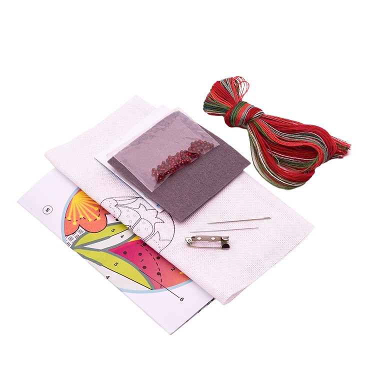 Набор для вышивания «Брошь Гранат» — картинка 3