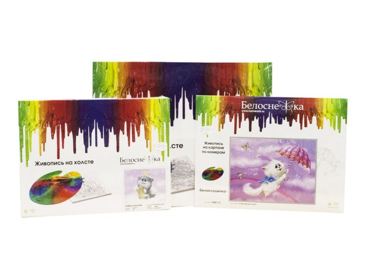 Картина по номерам «Тигр на снегу» — картинка 5