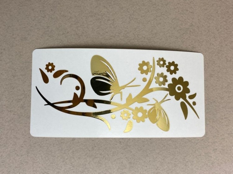 №301 Наклейка (золото) Sticker, Art Blong — картинка 2