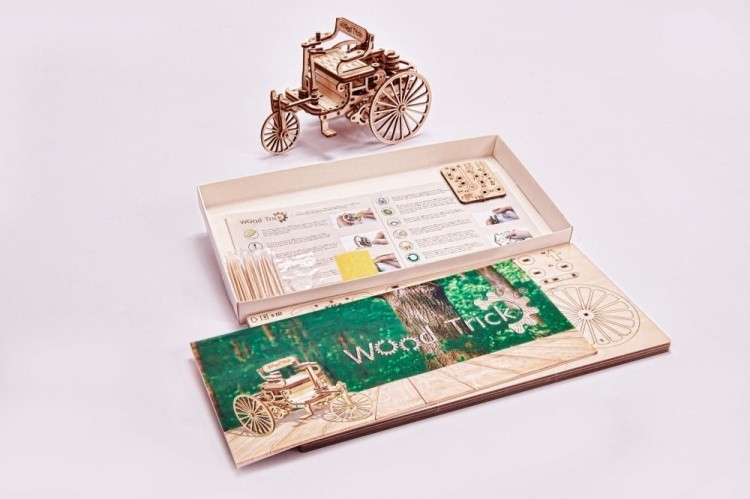 Конструктор из дерева «Первый автомобиль», Wood Trick — картинка 6