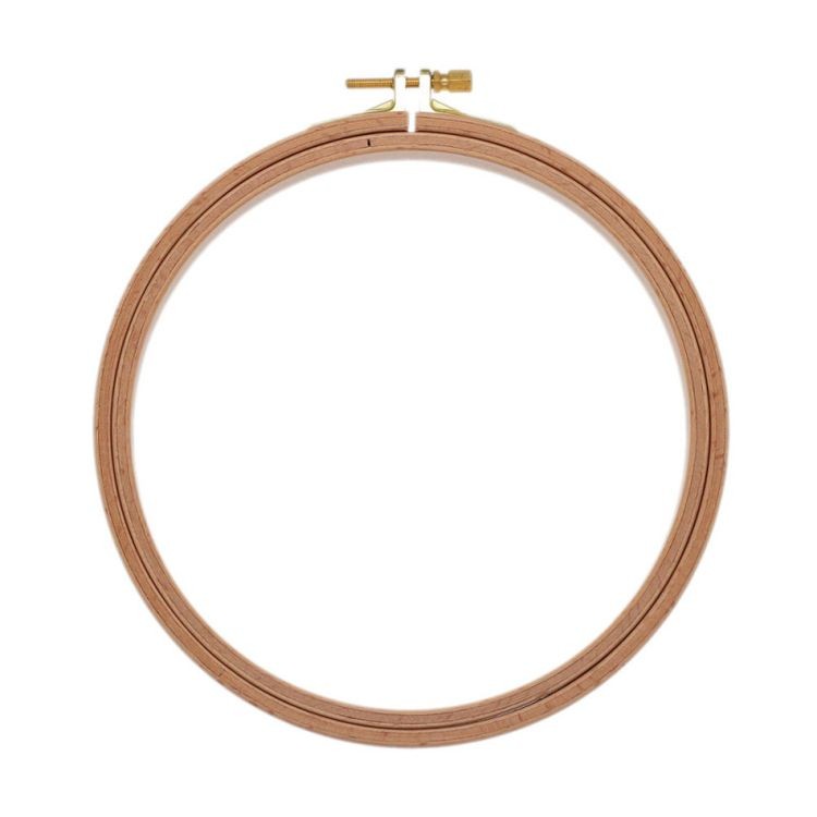 Пяльцы деревянные с винтом, диаметр 16 см, h=24 — картинка 3