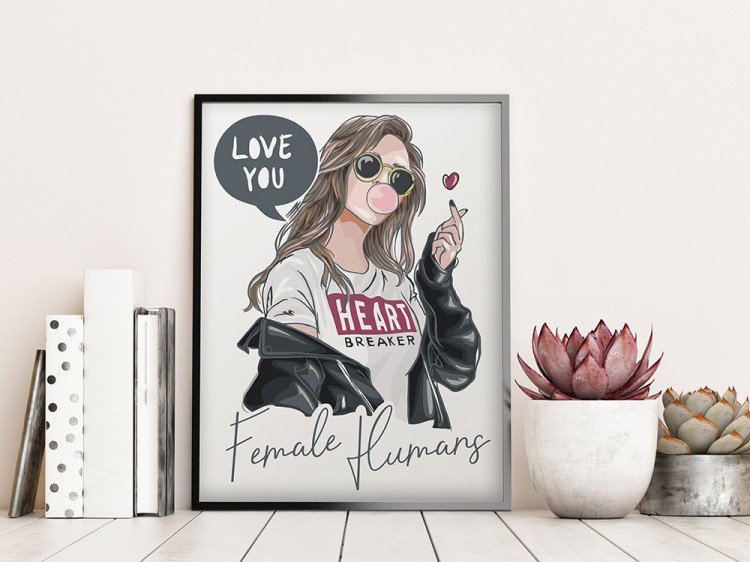 Картина по номерам «Сердцеедка» — картинка 4