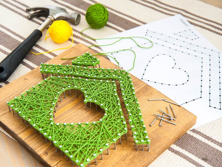 Набор для творчества STRING ART «Дом» — картинка 6