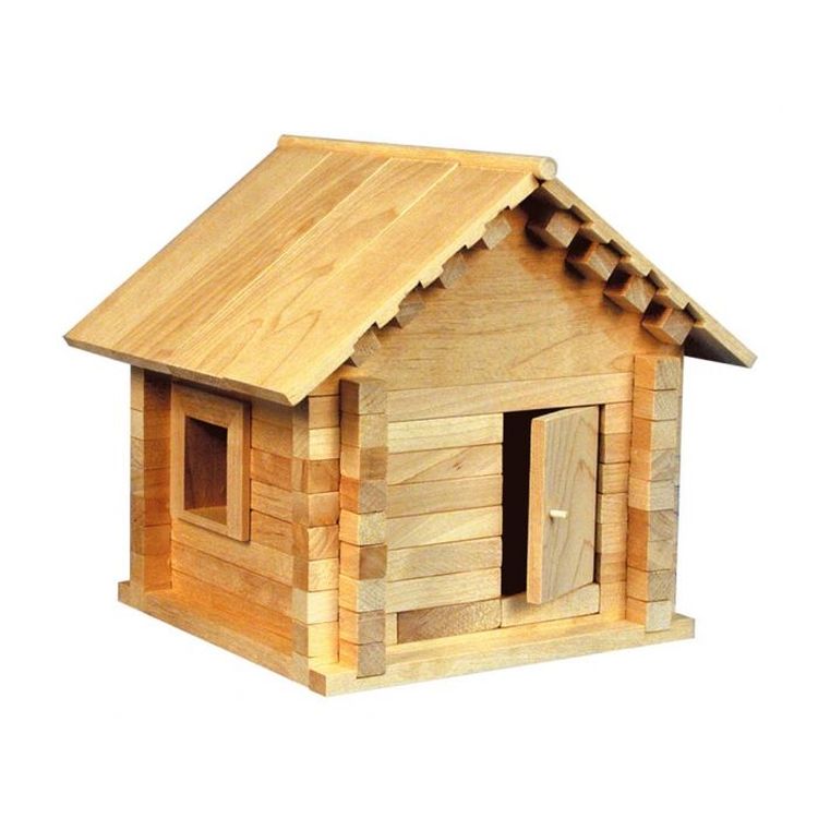 Конструктор из дерева «Избушка три медведя с куклами и электропроводкой» — картинка 2