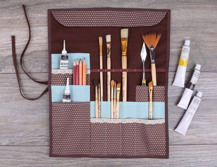 Набор для шитья «Органайзер для спиц/кистей» — картинка 3