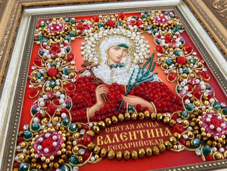 Набор вышивки хрустальными камнями «Святая Валентина» — картинка 8