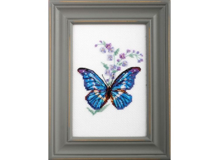Набор для вышивания «Синюха и бабочка» — картинка 2