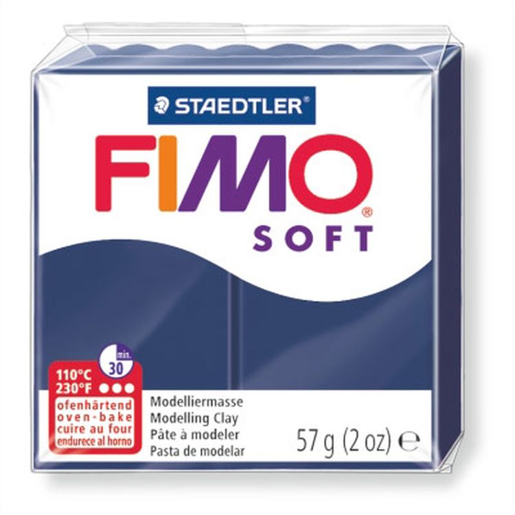 Полимерная глина FIMO Soft, цвет: королевский синий, 57 г