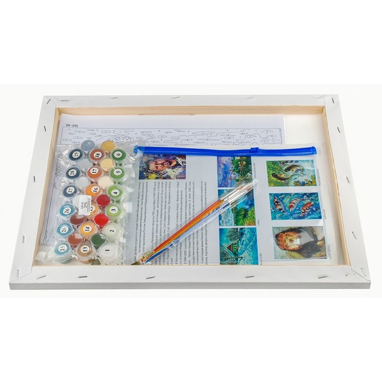 Картина по номерам «Ромашки и клубника» — картинка 3