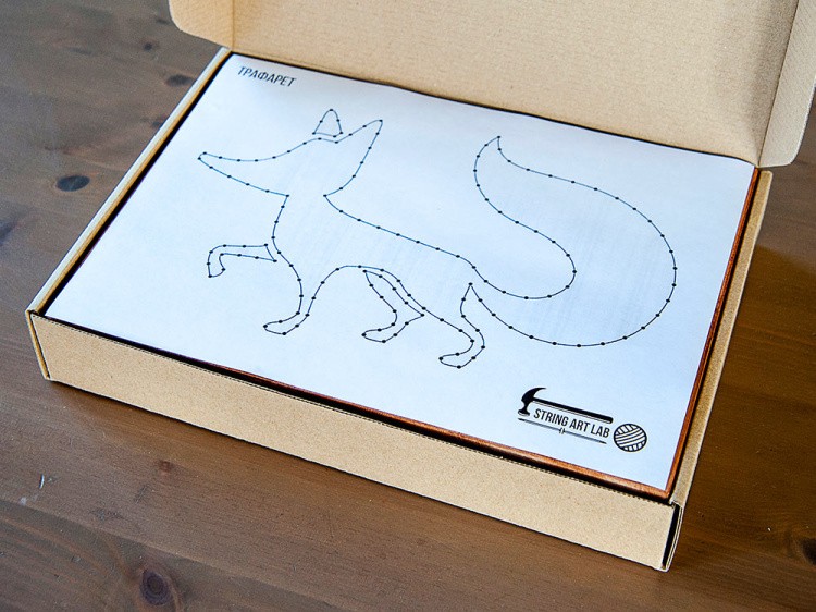 Набор для творчества STRING ART «Лиса» — картинка 3
