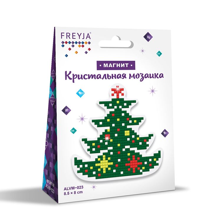 Алмазная вышивка магнит «Елочка» — картинка 2