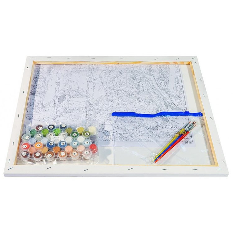 Картина по номерам «На летней веранде» — картинка 3