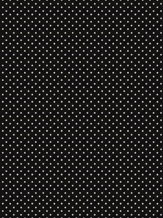 Ткань Лен, 140 г/м², 5 м x 150 см, цвет: черный, принт горошек, TBY — картинка 5